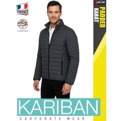   Kariban LIGHTWEIGHT PADDED MARLDARKGREY férfi bélelt kabát - munkaruha