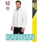 Kariban LIGHTWEIGHT PADDED WHITE férfi bélelt kabát - munkaruha