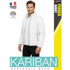   Kariban LIGHTWEIGHT PADDED WHITE férfi bélelt kabát - munkaruha