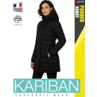 Kariban LIGHTWEIGHT PADDED BLACK női bélelt kabát - munkaruha