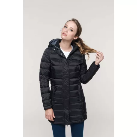 Kariban LIGHTWEIGHT PADDED BLACK női bélelt kabát - munkaruha