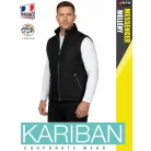 Kariban MESSENGER BLACK férfi technikai bélelt mellény - munkaruha