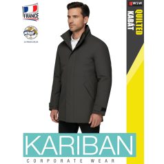   Kariban QUILTED DARKGREY bélelt vízálló technikai kabát - munkaruha