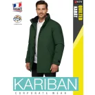 Kariban QUILTED FOREST bélelt vízálló technikai kabát - munkaruha