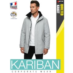   Kariban QUILTED SNOWGREY  bélelt vízálló technikai kabát - munkaruha