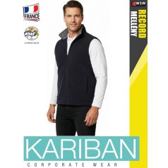   Kariban RECORD BLACK technikai férfi mellény - polár bélés