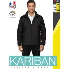 Kariban EAGLE BLACK eső és szél kabát polár belsővel - munkaruha