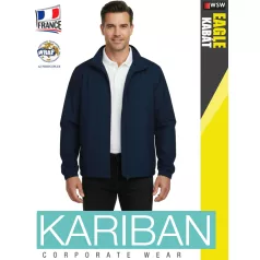   Kariban EAGLE NAVY eső és szél kabát polár belsővel - munkaruha