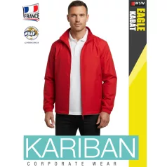   Kariban EAGLE RED eső és szél kabát polár belsővel - munkaruha
