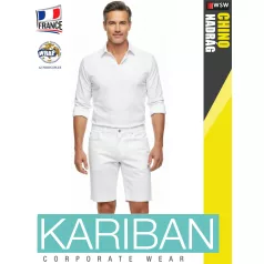 Kariban CHINO WHITE férfi rövidnadrág - munkaruha
