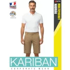 Kariban MULTIPOCKET CAMEL férfi oldalzsbes rugalmas rövidnadrág - munkaruha