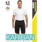 Kariban MULTIPOCKET DARKGREY férfi oldalzsbes rugalmas rövidnadrág - munkaruha