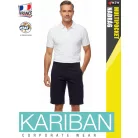 Kariban MULTIPOCKET DARKNAVY férfi oldalzsbes rugalmas rövidnadrág - munkaruha
