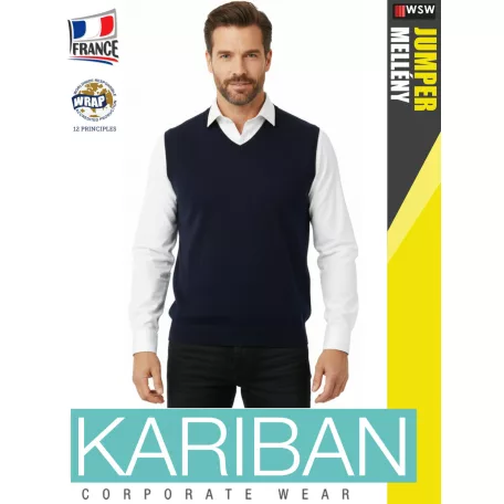 Kariban JUMPER NAVY férfi mellény - munkaruha