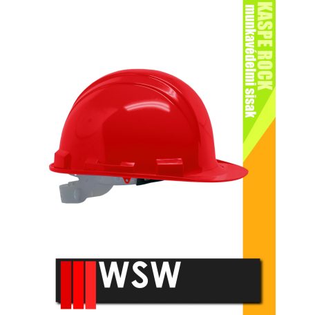 WSW KASPE ROCK RED munkavédelmi sisak - egyéni védőeszköz