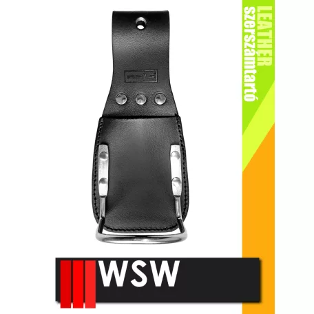 WSW LEATHER bőr technikai kalapácstartó - munkaeszköz