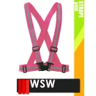 WSW PINK STRAPE láthatósági pánt - munkaruha