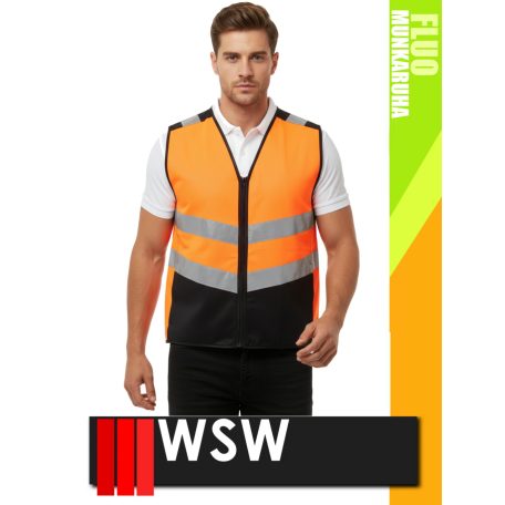 WSW ORANGE WEN szellőző technikai mellény - munkaruha