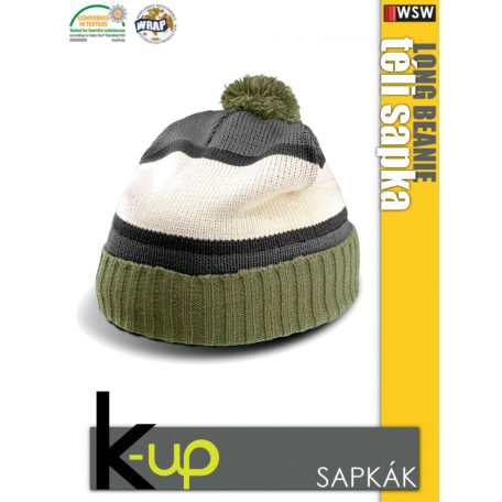 K-UP LONG BEANIE téli sapka - kalap