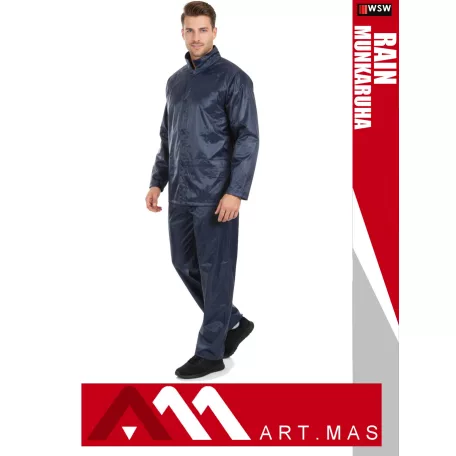 Artmas RAIN KTN NAVY technikai nylon 100% vízálló esőruha szett - munkaruha