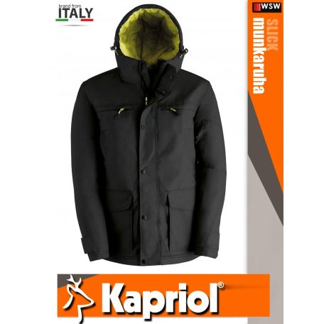 Kapriol SLICK technikai téli bélelt kabát BLACK - munkaruha