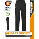 Karlowsky ESSENTIAL BLACK női medical újrahasznosított 95C-on mosható nadrág - munkaruha