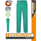 Karlowsky ESSENTIAL EMERALD női medical újrahasznosított 95C-on mosható nadrág - munkaruha