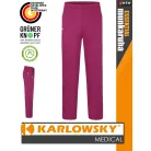 Karlowsky ESSENTIAL FUCHSIA női medical újrahasznosított 95C-on mosható nadrág - munkaruha
