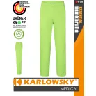 Karlowsky ESSENTIAL KIWI férfi medical újrahasznosított 95C-on mosható nadrág - munkaruha