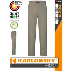   Karlowsky ESSENTIAL SAGE férfi medical újrahasznosított 95C-on mosható nadrág - munkaruha