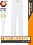   Karlowsky ESSENTIAL WHITE férfi medical újrahasznosított 95C-on mosható nadrág - munkaruha