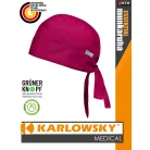 Karlowsky ESSENTIAL FUCHSIA medical újrahasznosított 95 C-on mosható fejkendő - munkaruha