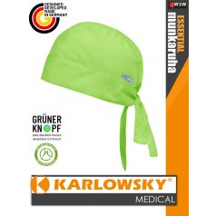   Karlowsky ESSENTIAL KIWI medical újrahasznosított 95 C-on mosható fejkendő - munkaruha