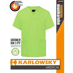   Karlowsky ESSENTIAL KIWI férfi medical újrahasznosított 95C-on mosható felső - munkaruha