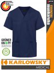   Karlowsky ESSENTIAL NAVY férfi medical újrahasznosított 95C-on mosható felső - munkaruha