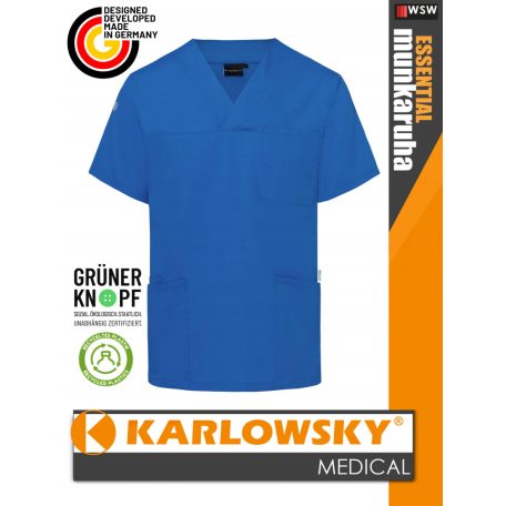 Karlowsky ESSENTIAL ROYAL férfi medical újrahasznosított 95C-on mosható felső - munkaruha