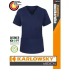 Karlowsky ESSENTIAL NAVY női medical újrahasznosított 95C-on mosható tunika felső - munkaruha