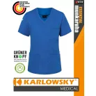 Karlowsky ESSENTIAL ROYAL női medical újrahasznosított 95C-on mosható tunika felső - munkaruha
