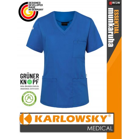 Karlowsky ESSENTIAL ROYAL női medical újrahasznosított 95C-on mosható tunika felső - munkaruha