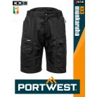 Portwest KX3 BLACK prémium ripstop rövidnadrág - munkaruha