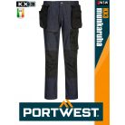 Portwest KX3 BLUE prémium technikai lengőzsebes farmernadrág - munkaruha