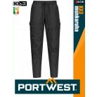 Portwest KX3 BLACK prémium flexi combat kötős deréknadrág - munkaruha