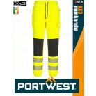 Portwest KX3 HVYELLOW prémium flexi jogger deréknadrág - munkaruha