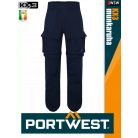 Portwest KX3 BLUE 2IN1 prémium flexi levehető szárú rövid és deréknadrág - munkaruha