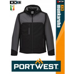  Portwest KX3 BLACKGREY prémium technikai softshell kabát - munkaruha