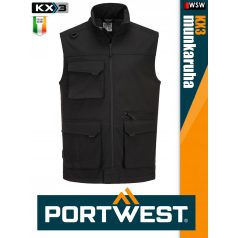   Portwest KX3 BLACK prémium technikai softshell kabát - munkaruha