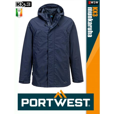 Portwest KX3 BLACK prémium technikai esőkabát - munkaruha