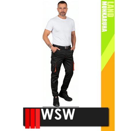 WSW DIRECTO BLACKORANGE jogger technikai stretch derekas munkanadrág - munkaruha