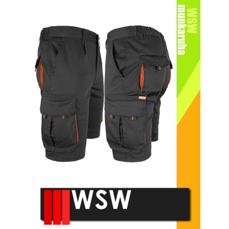 WSW DIRECTO BLACKORANGE technikai stretch rövidmunkanadrág - munkaruha