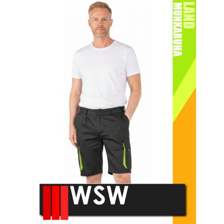 WSW DIRECTO BLACKYELLOW technikai stretch rövidmunkanadrág - munkaruha